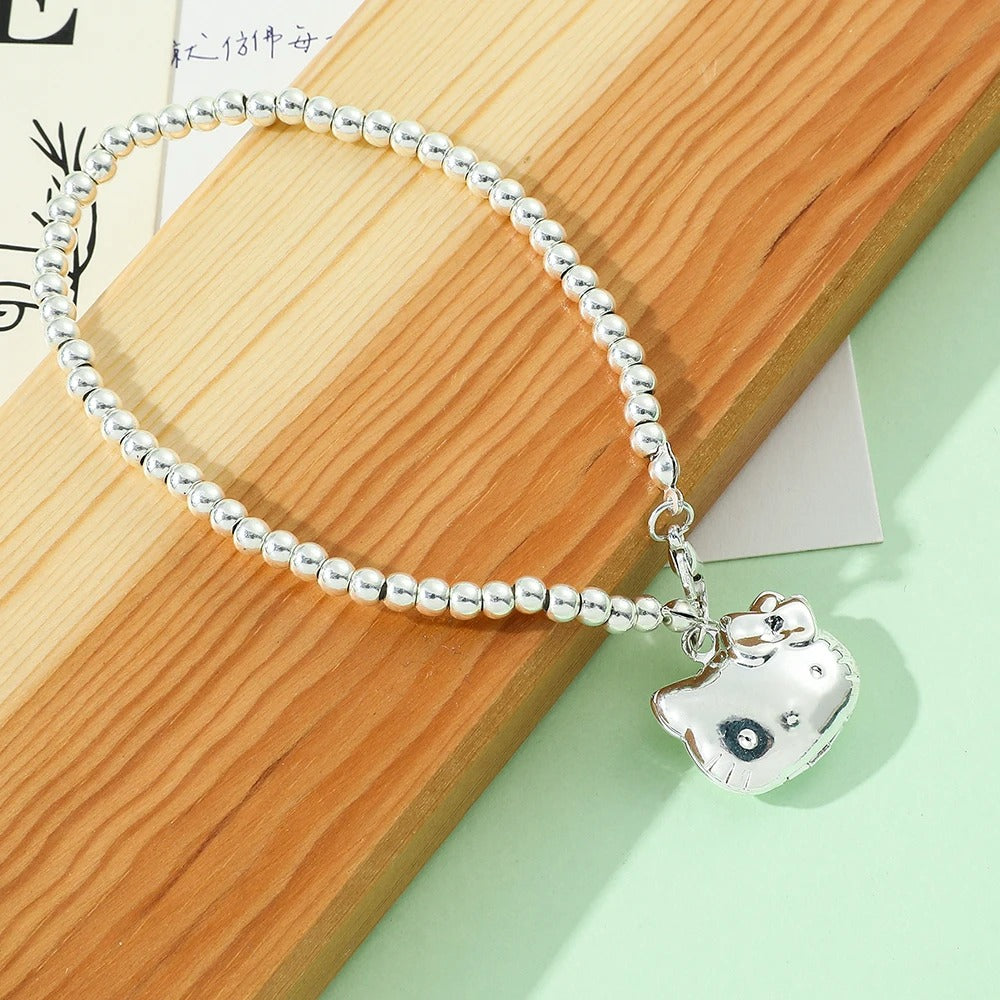 PULSEIRA HELLO KITTY PRATA 925 - PUL143
