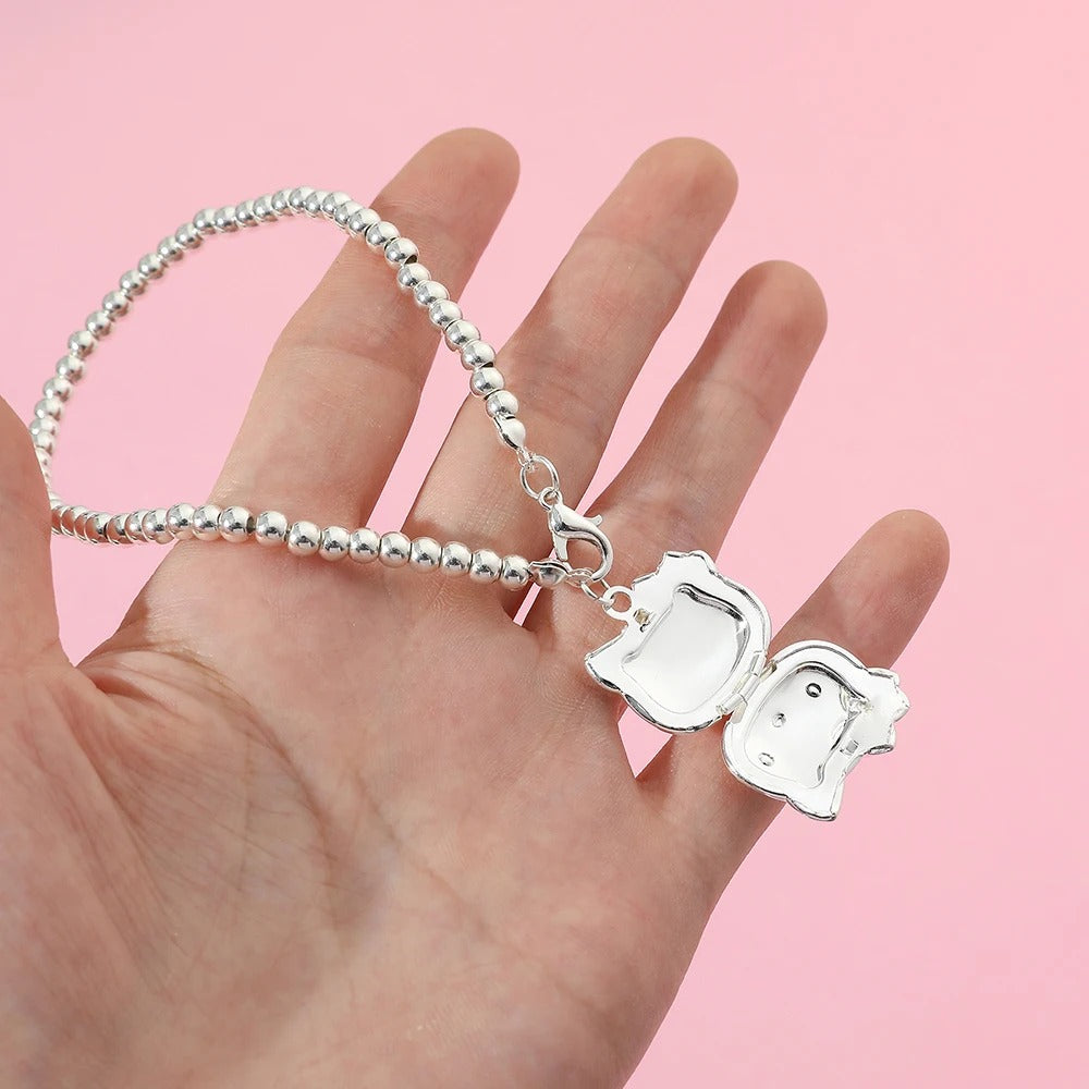 PULSEIRA HELLO KITTY PRATA 925 - PUL143