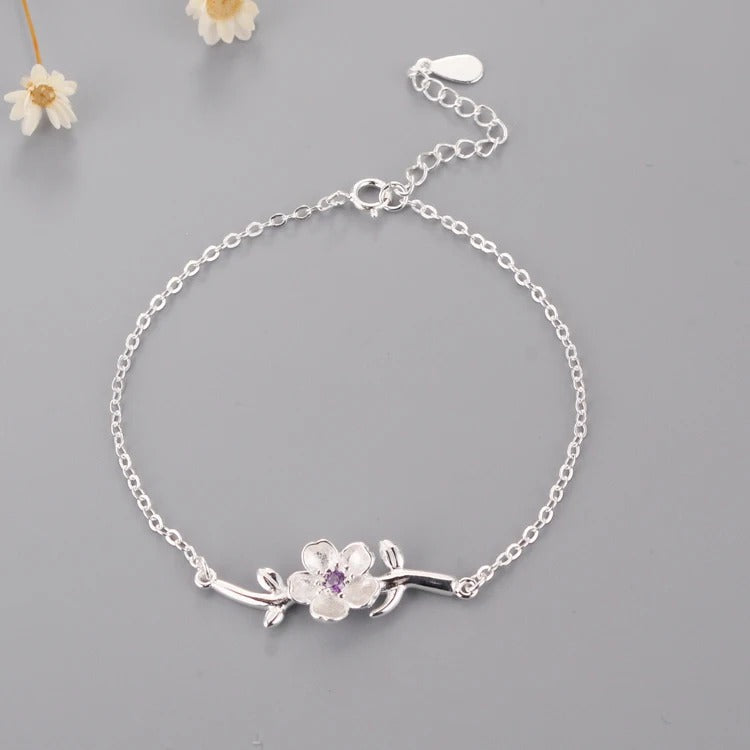 PULSEIRA CEREJEIRA PRATA 925 - PUL661