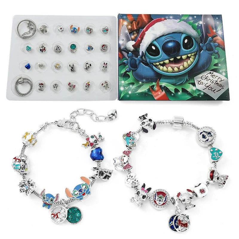 PULSEIRA PANDORA INFANTIL DISNEY COM BERLOQUES PERSONALIZÁVEIS PRATA 925 - PUL2444