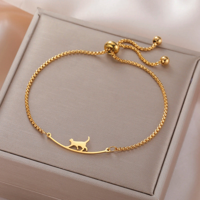 PULSEIRA GATINHO BANHADA EM OURO 18K - PLSI 945