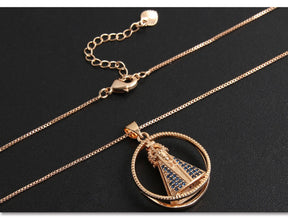 COLAR PINGENTE DUPLO NOSSA SENHORA BANHADO EM OURO 18K - GARGSI28