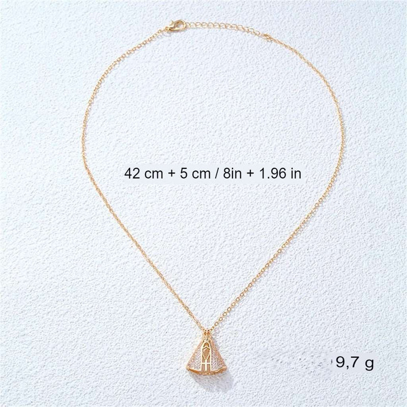 COLAR NOSSA SENHORA BANHADO EM OURO 18K - GARGSI78