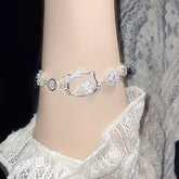 PULSEIRA HELLO KITTY PRATA 925 - PUL145