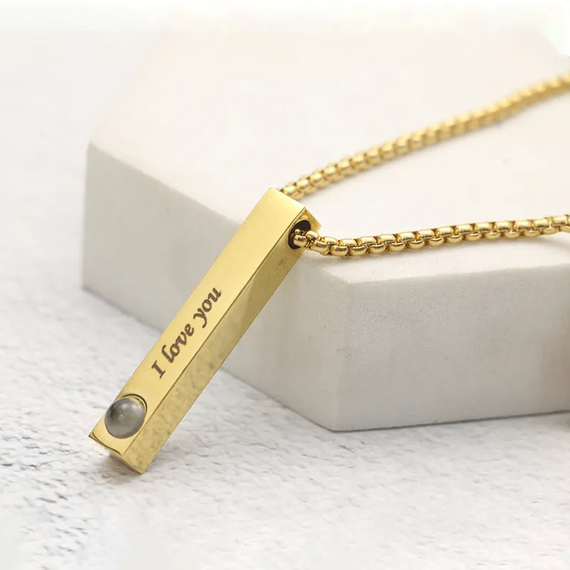 PENDANT™️ | COLAR PERSONALIZADO COM FOTO E GRAVAÇÃO ATÉ 4 LADOS