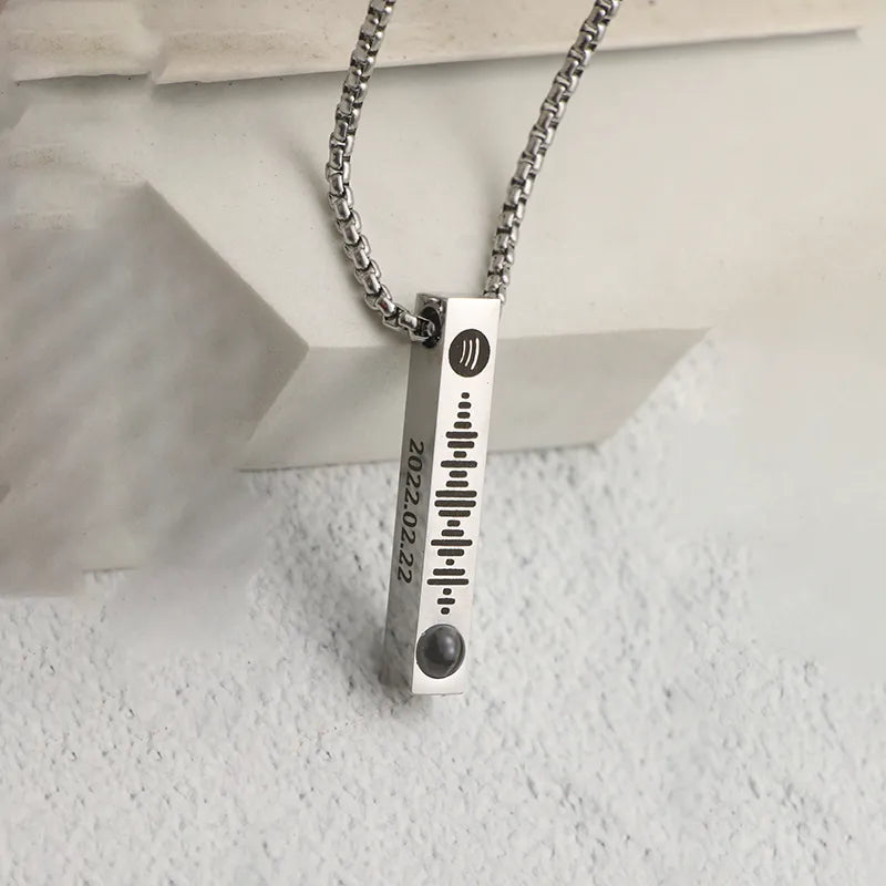 PENDANT™️ | COLAR PERSONALIZADO COM FOTO E GRAVAÇÃO ATÉ 4 LADOS