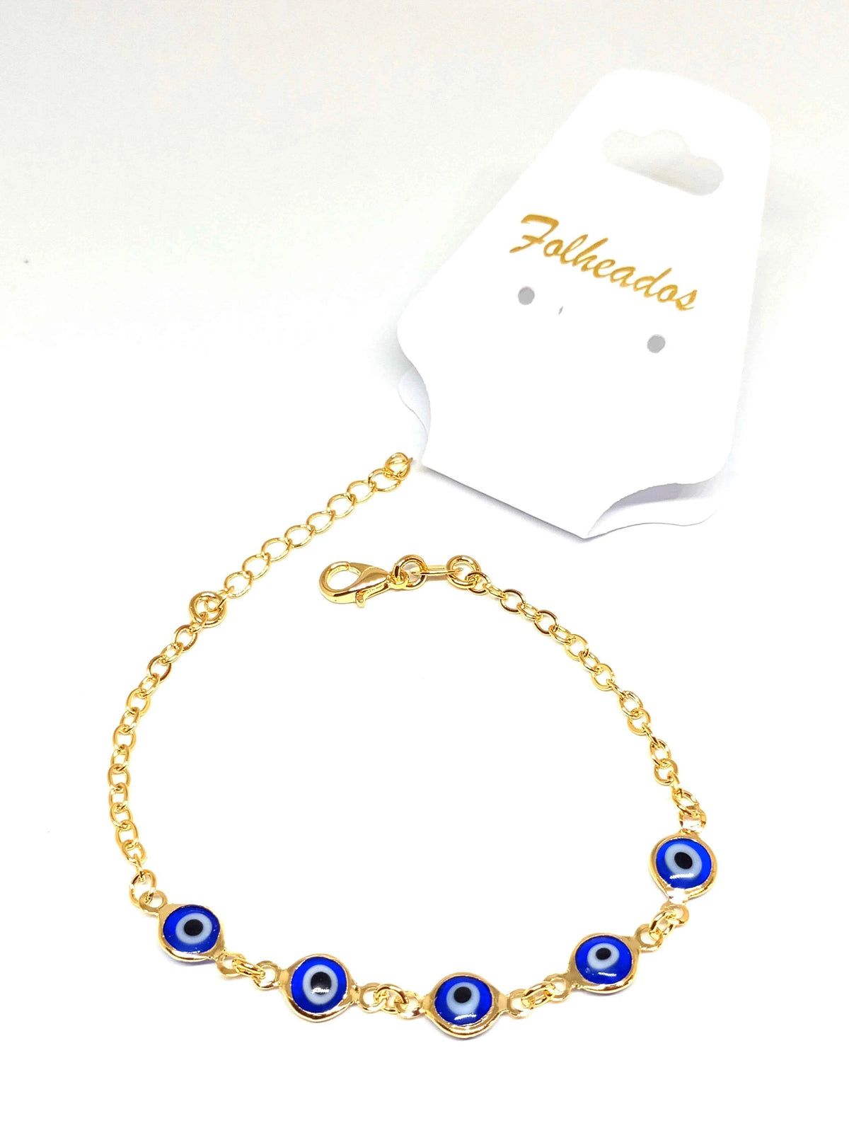 PULSEIRA OLHO GREGO BANHADA EM OURO 18K - PLSI 988