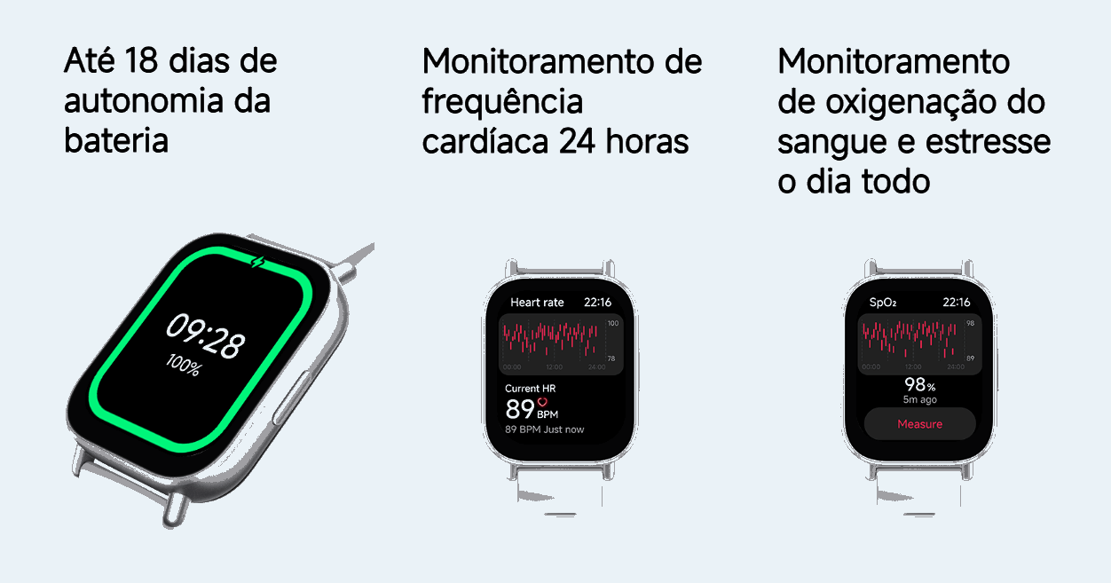 REDMI WATCH 5 ACTIVE HYPEROS ORIGINAL PRETO