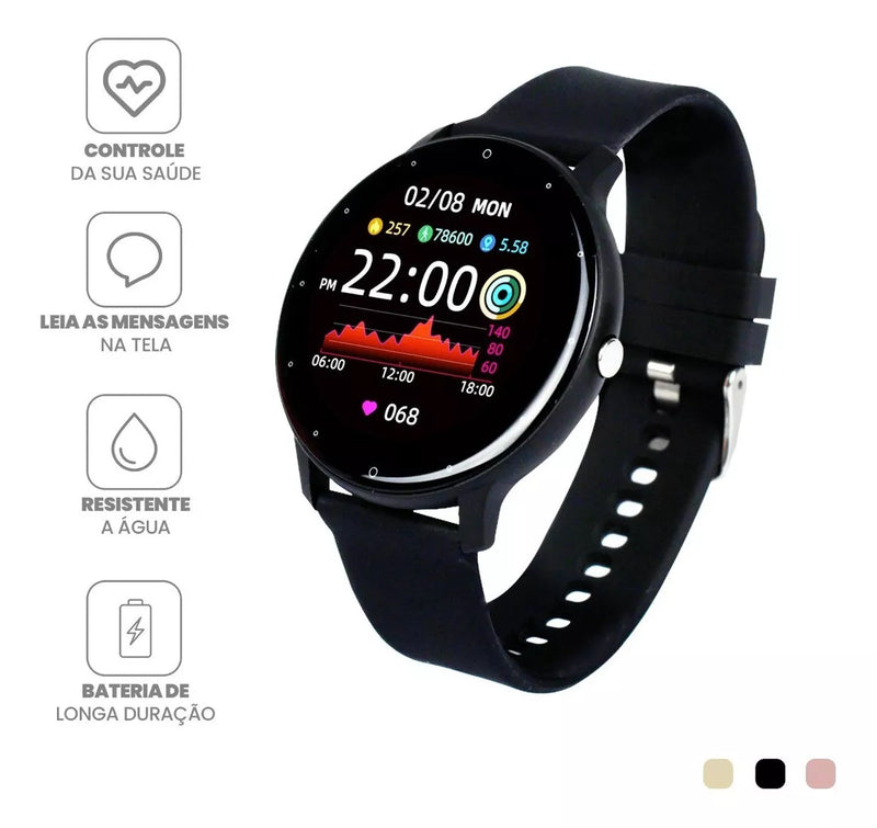 SMARTWATCH RELÓGIO INTELIGENTE HAIZ WATCH TELA 1.3" AMOLED