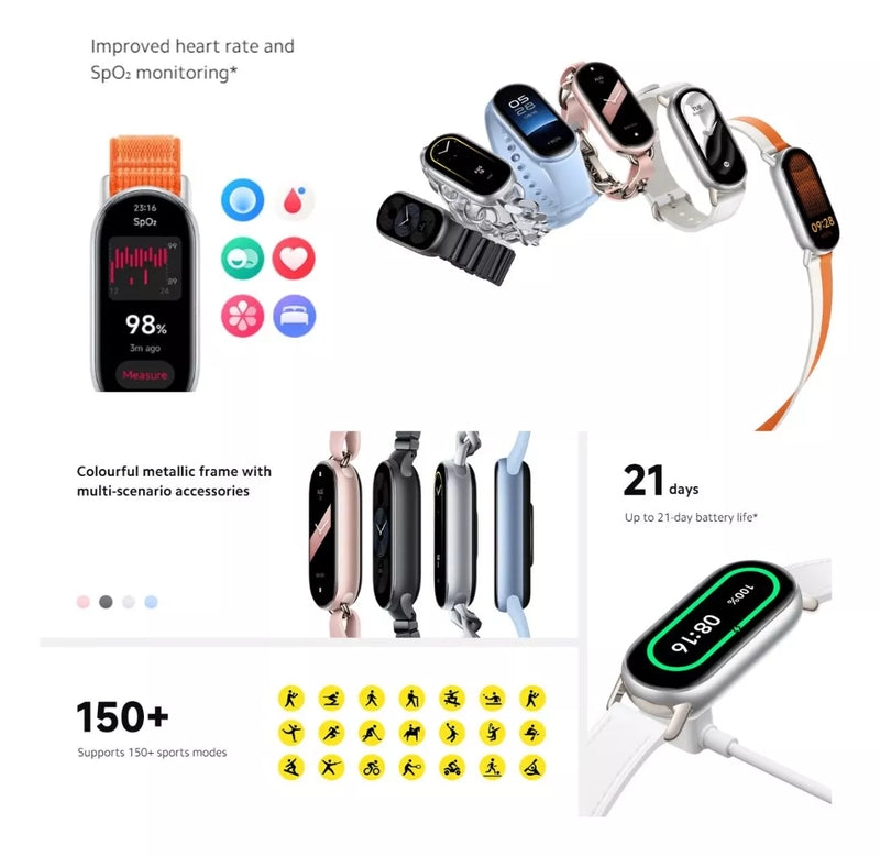 XIAOMI MI BAND 9 PRETO