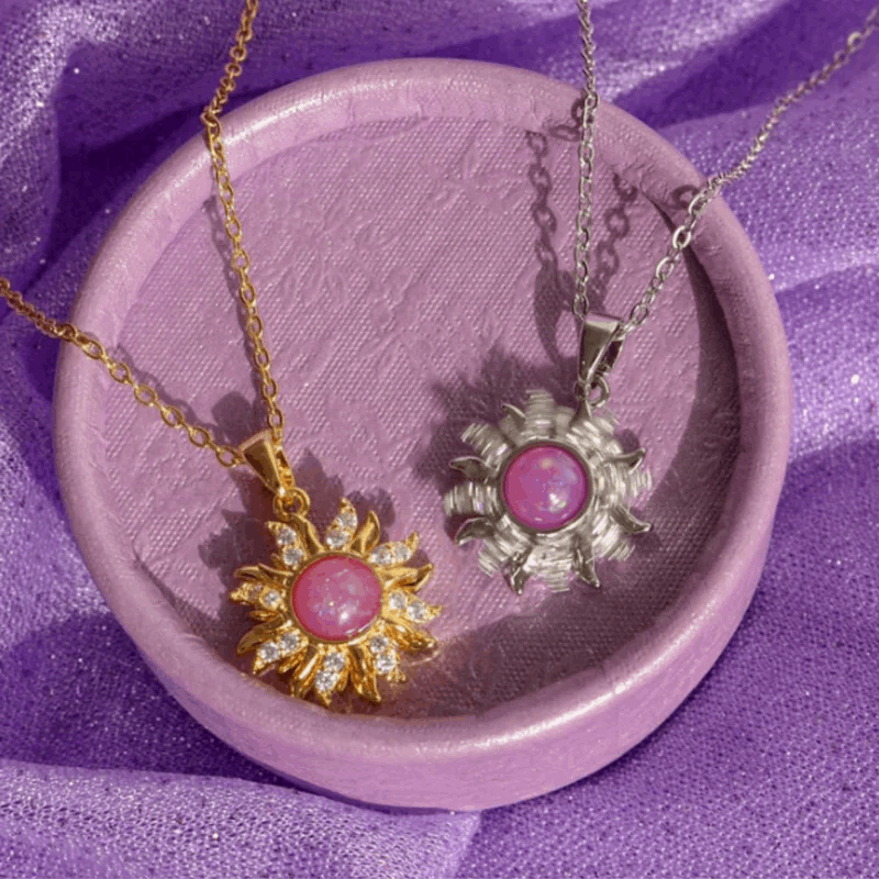 COLAR RAPUNZEL GIRATÓRIO CRAVEJADO - GARG333