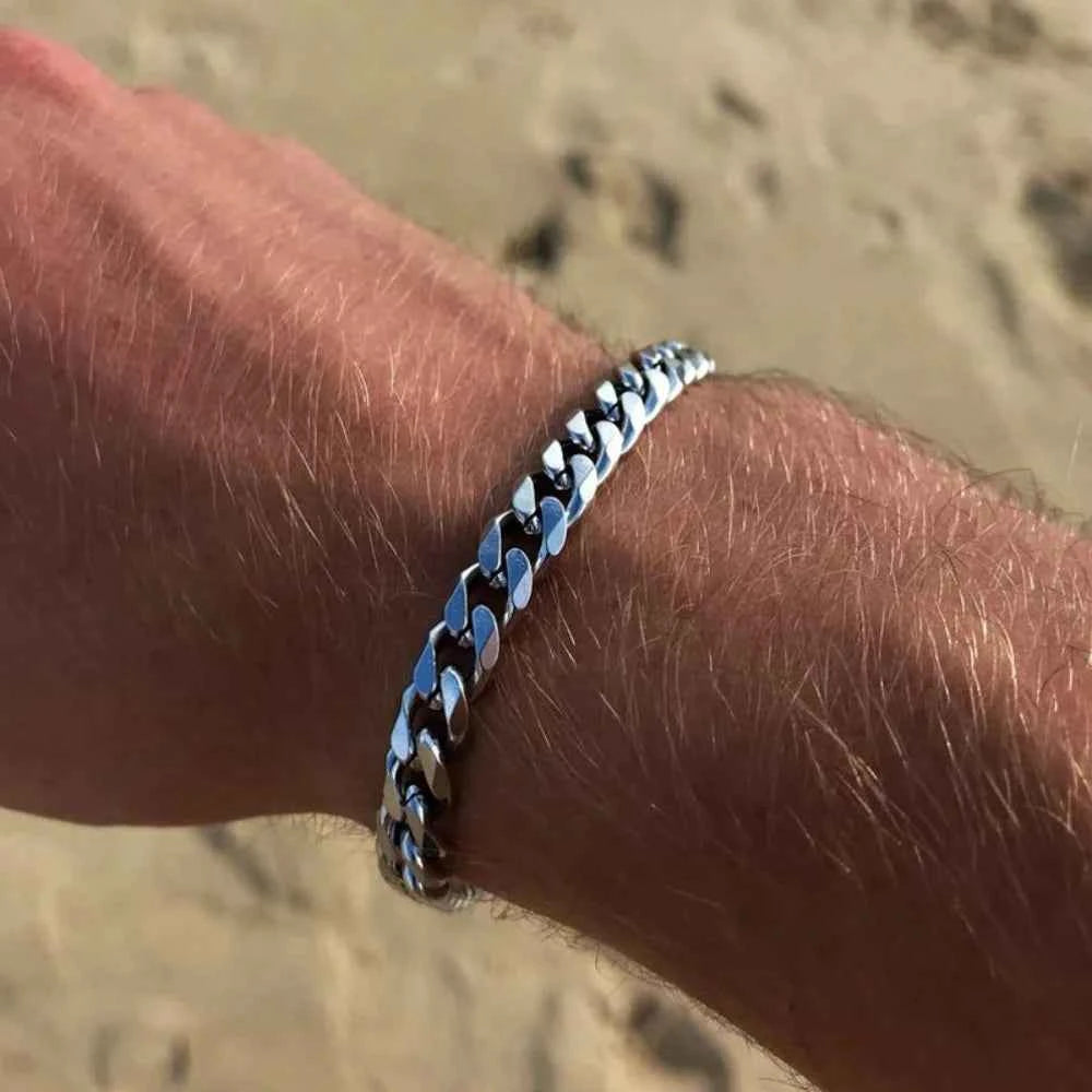 PULSEIRA PRATA 925 8MM - PUL781