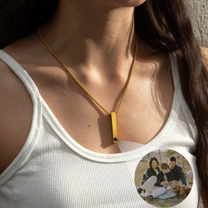 PENDANT™️ | COLAR PERSONALIZADO COM FOTO E GRAVAÇÃO ATÉ 4 LADOS