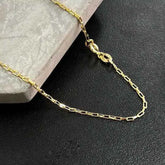 CORRENTE CARTIER 70CM BANHADA EM OURO 18K - COR298