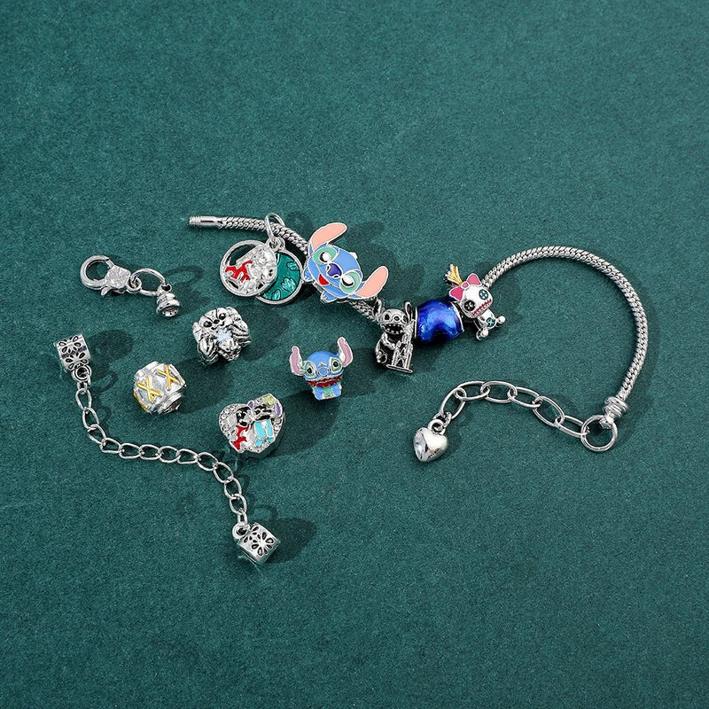 PULSEIRA PANDORA INFANTIL DISNEY COM BERLOQUES PERSONALIZÁVEIS PRATA 925 - PUL2444