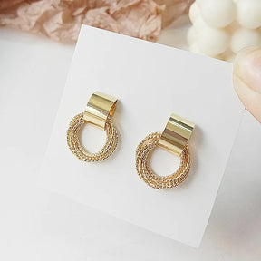 BRINCO ELOS ADORNADOS BANHADO EM OURO 18K - BRSI266