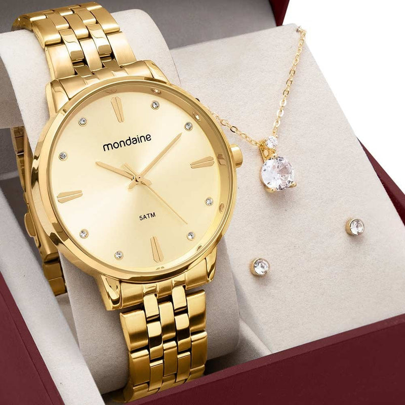 RELÓGIO MONDAINE 32598LPMKDE1K1 - Menina Elegante