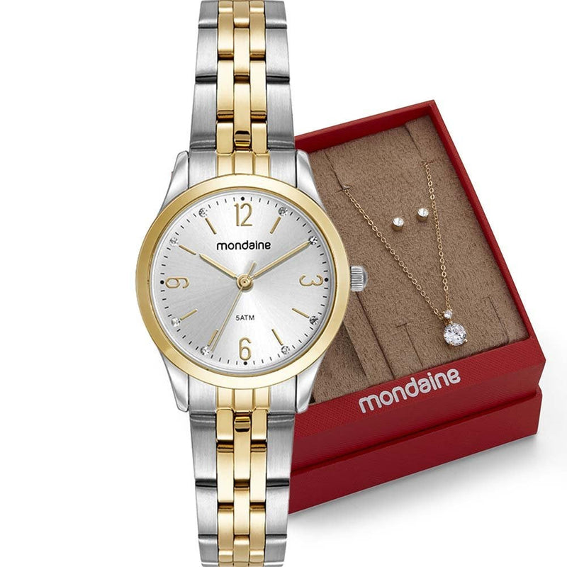 RELÓGIO MONDAINE 32720LPMKBE3K1 - Menina Elegante