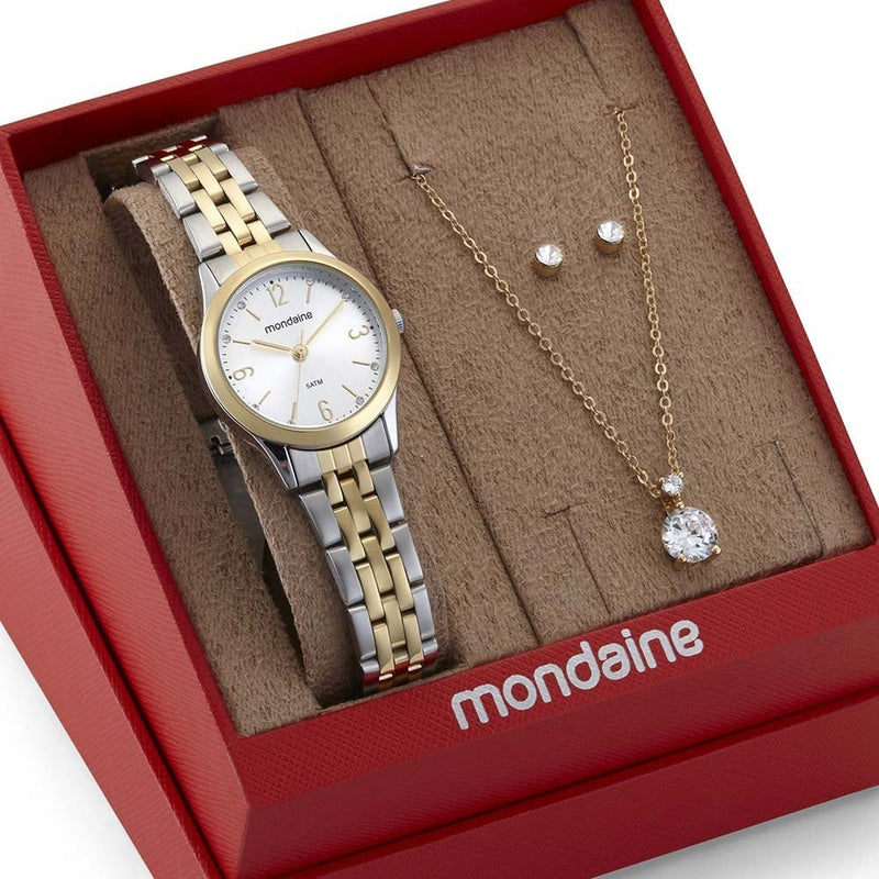 RELÓGIO MONDAINE 32720LPMKBE3K1 - Menina Elegante