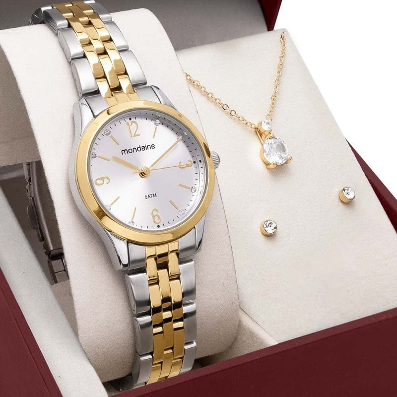 RELÓGIO MONDAINE 32720LPMKBE3K1 - Menina Elegante