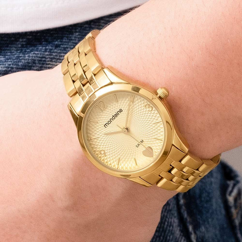 RELÓGIO MONDAINE 32795LPMKDE1K1 - Menina Elegante