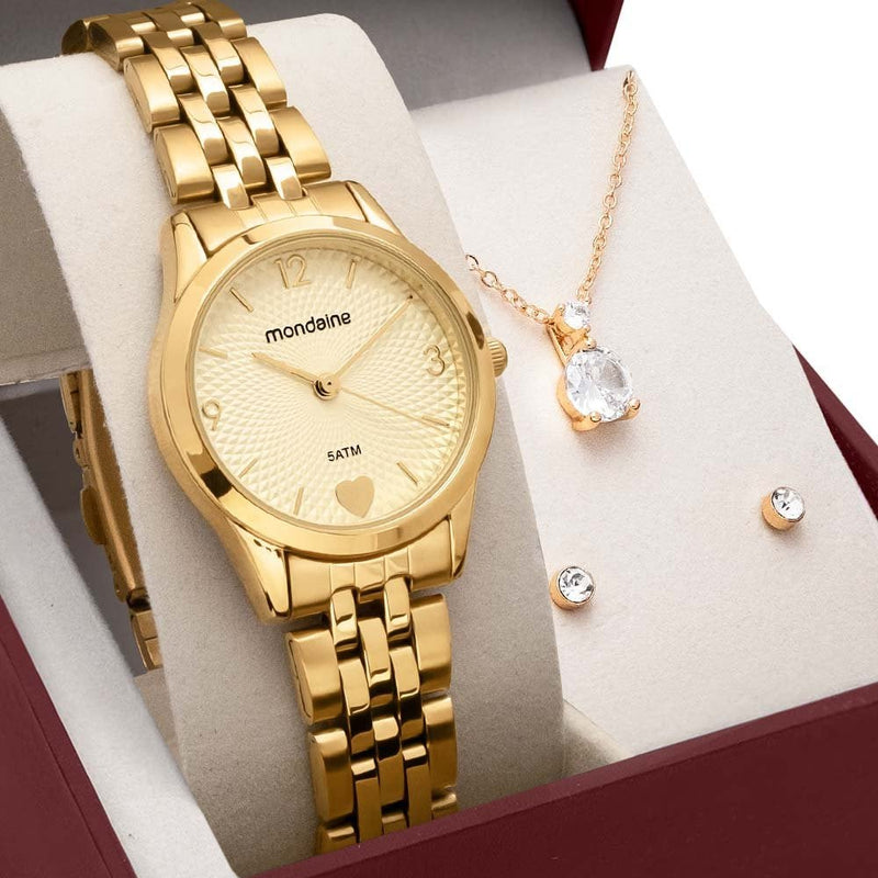 RELÓGIO MONDAINE 32795LPMKDE1K1 - Menina Elegante