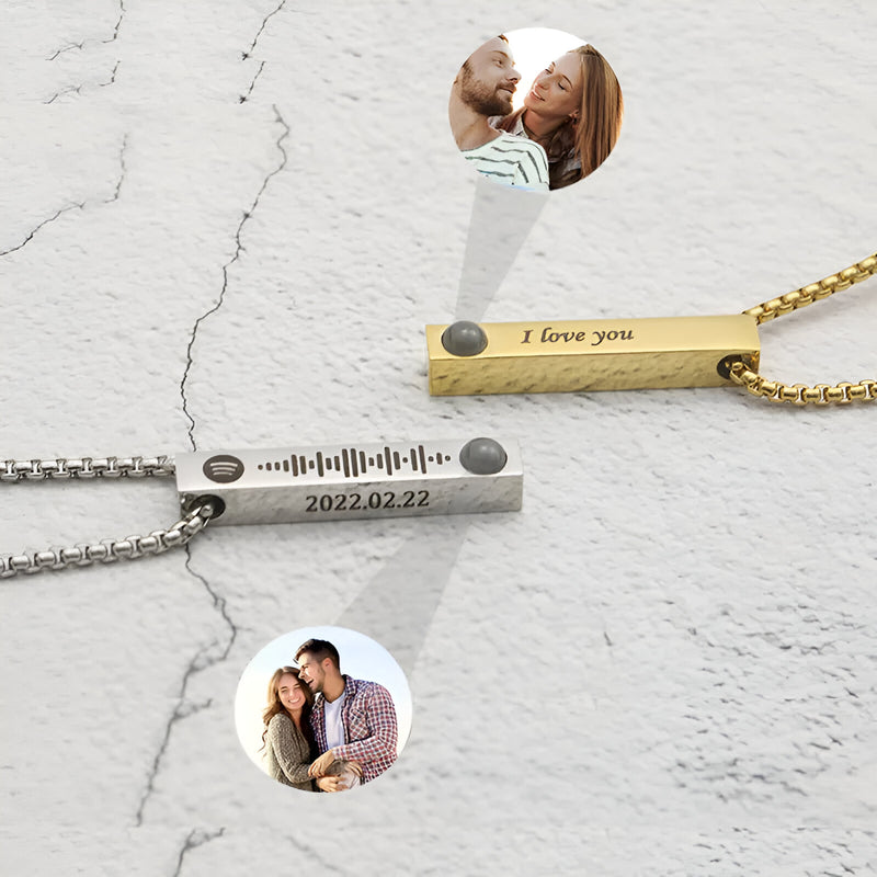 PENDANT™️ | COLAR PERSONALIZADO COM FOTO E GRAVAÇÃO ATÉ 4 LADOS