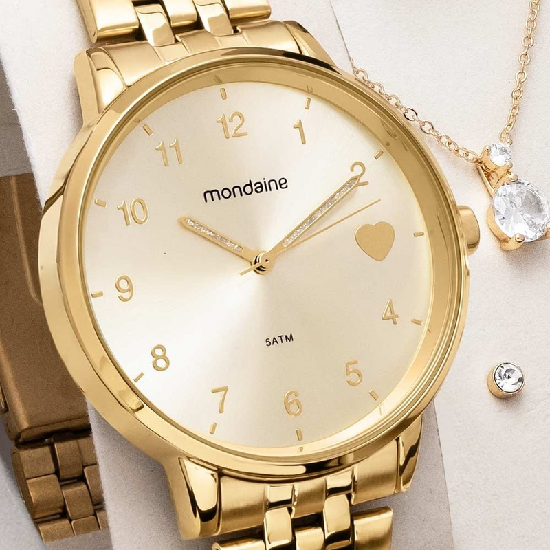 RELÓGIO MONDAINE 32597LPMKDE1K1 - Menina Elegante