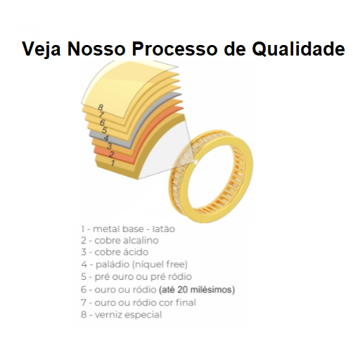 CORRENTE CORAÇÕES 60CM BANHADA EM OURO 18K - COR31