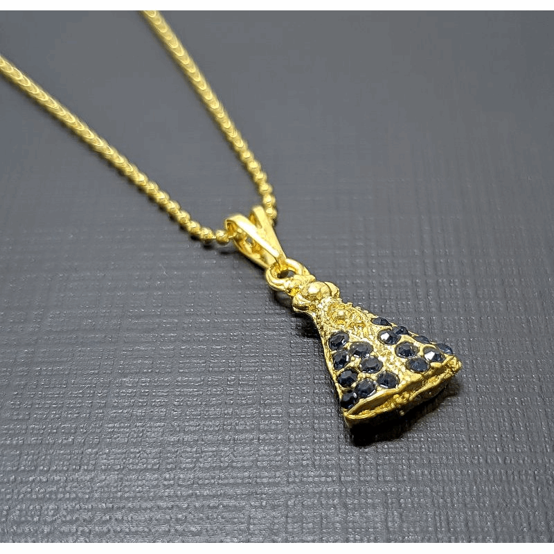 COLAR NOSSA SENHORA BANHADO EM OURO 18K - GARGSI241