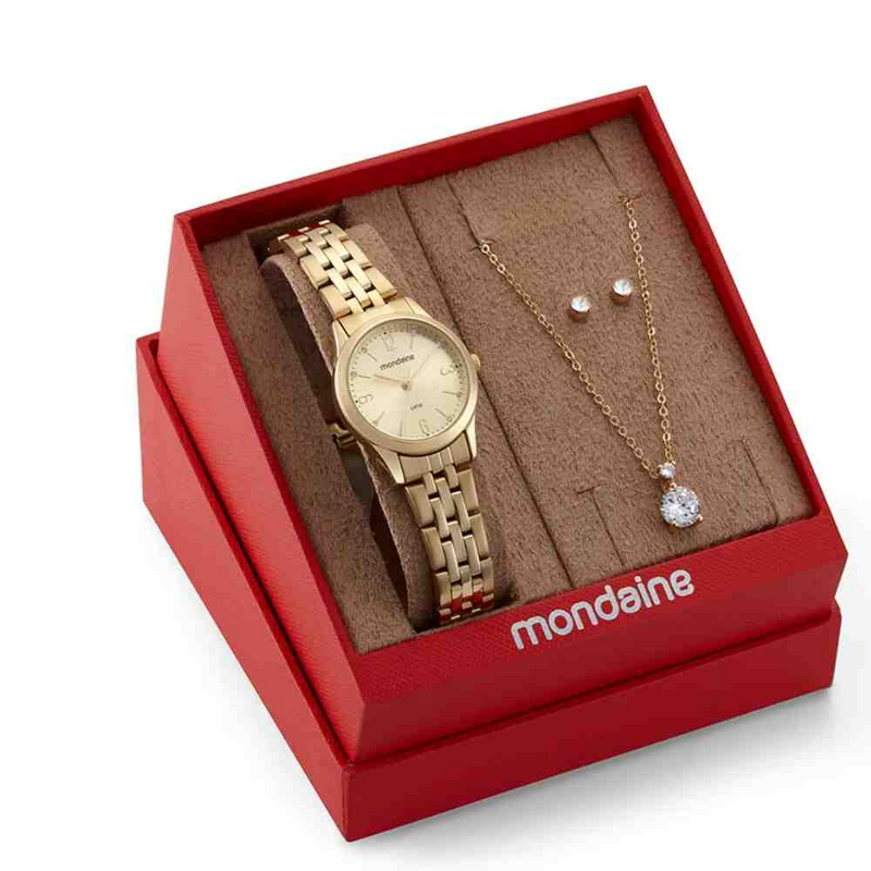 RELÓGIO MONDAINE 32720LPMKDE1 - Menina Elegante