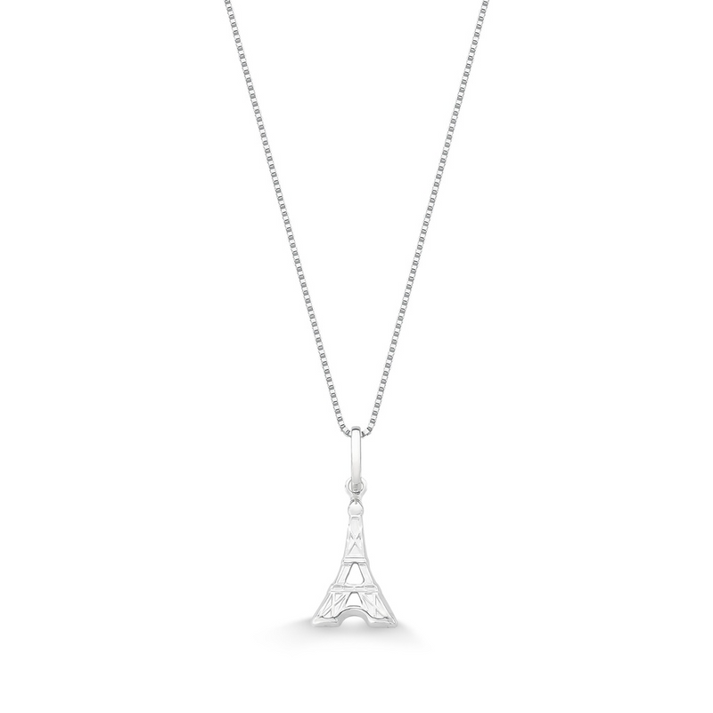 COLAR TORRE EIFFEL PRATA 925 - PR027