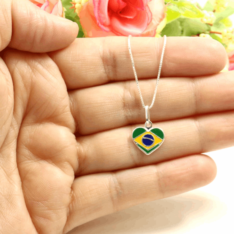 COLAR BRASIL PRATA 925 - PR353