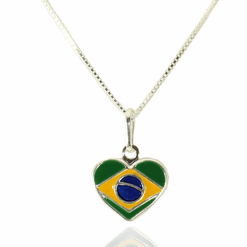 COLAR BRASIL PRATA 925 - PR353