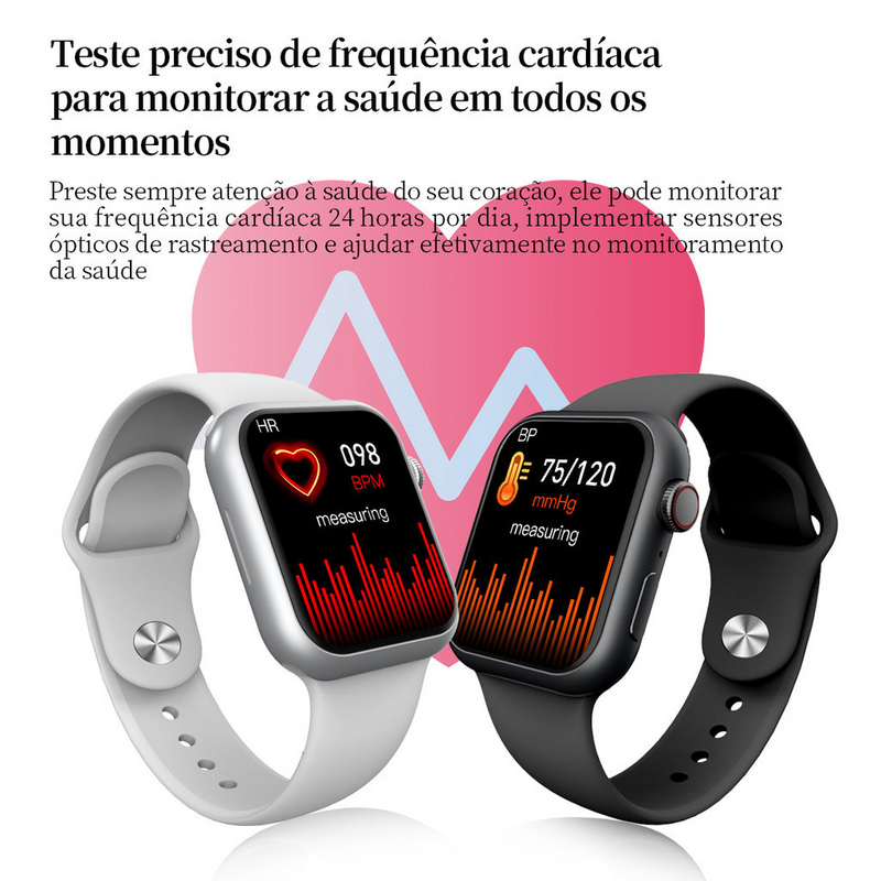 SMARTWATCH X9 PRO GPS | NFC | 120 ESPORTES | LIGAÇÕES | 4 CORES