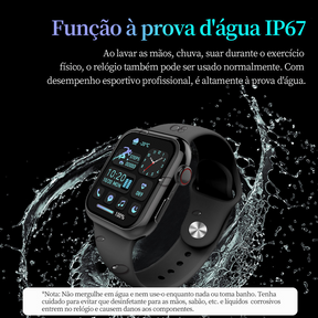 SMARTWATCH X9 PRO GPS | NFC | 120 ESPORTES | LIGAÇÕES | 4 CORES