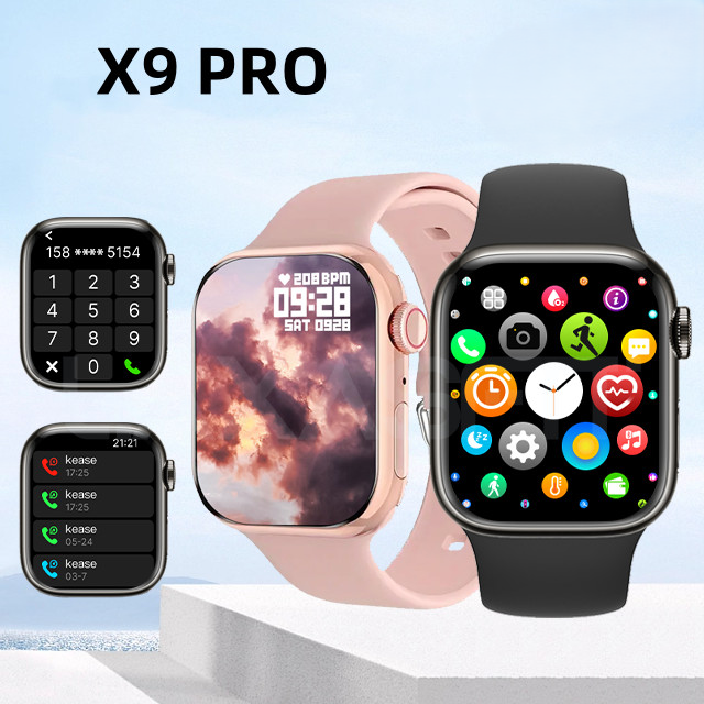 SMARTWATCH X9 PRO GPS | NFC | 120 ESPORTES | LIGAÇÕES | 4 CORES