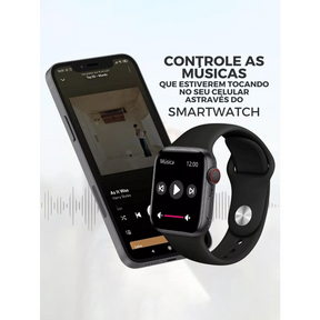 SMARTWATCH X9 PRO GPS | NFC | 120 ESPORTES | LIGAÇÕES | 4 CORES