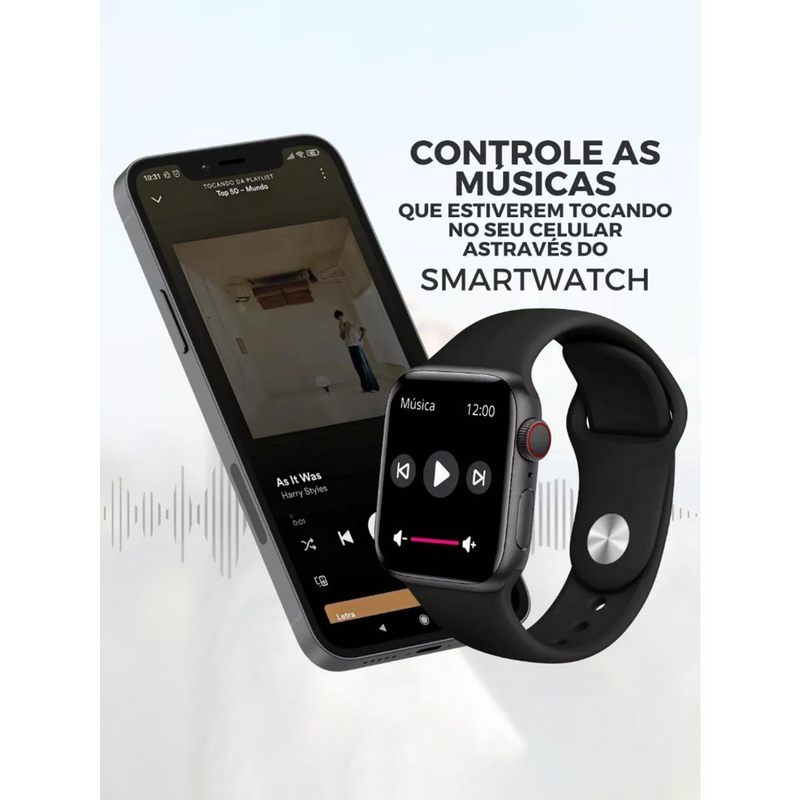 SMARTWATCH X9 PRO GPS | NFC | 120 ESPORTES | LIGAÇÕES | 4 CORES