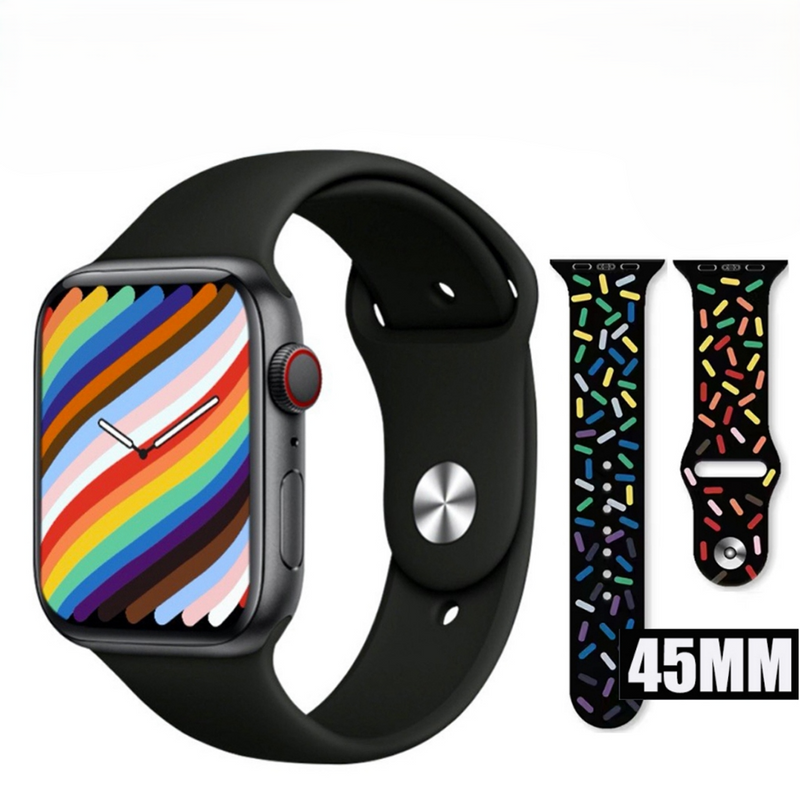 SMARTWATCH 9 PRO MAX 2 | CHAMADAS | TELA AMOLED | ASSISTENTE | 2 PULSEIRAS