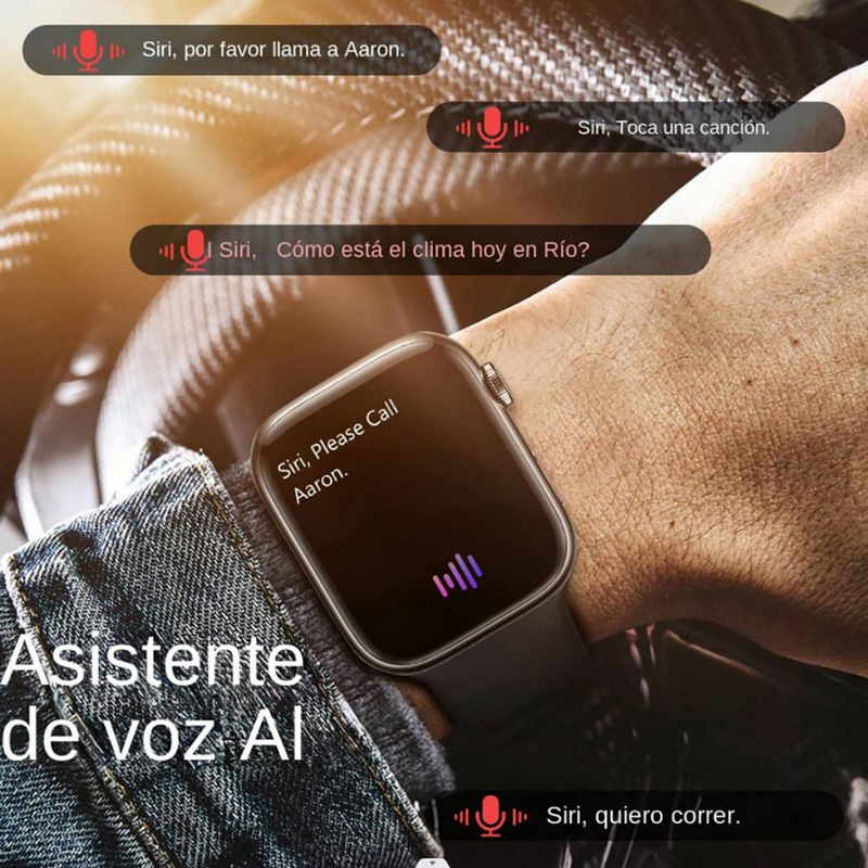 SMARTWATCH 9 PRO MAX 2 | CHAMADAS | TELA AMOLED | ASSISTENTE | 2 PULSEIRAS