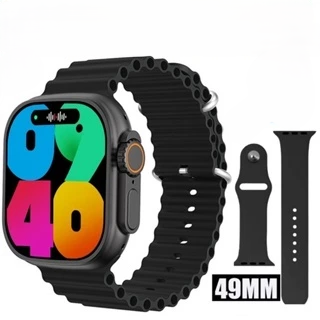 SMARTWATCH ULTRA 3 PRO MAX GPS | NFC | SUPER AMOLED | ILHA DINÂMICA | 3 CORES