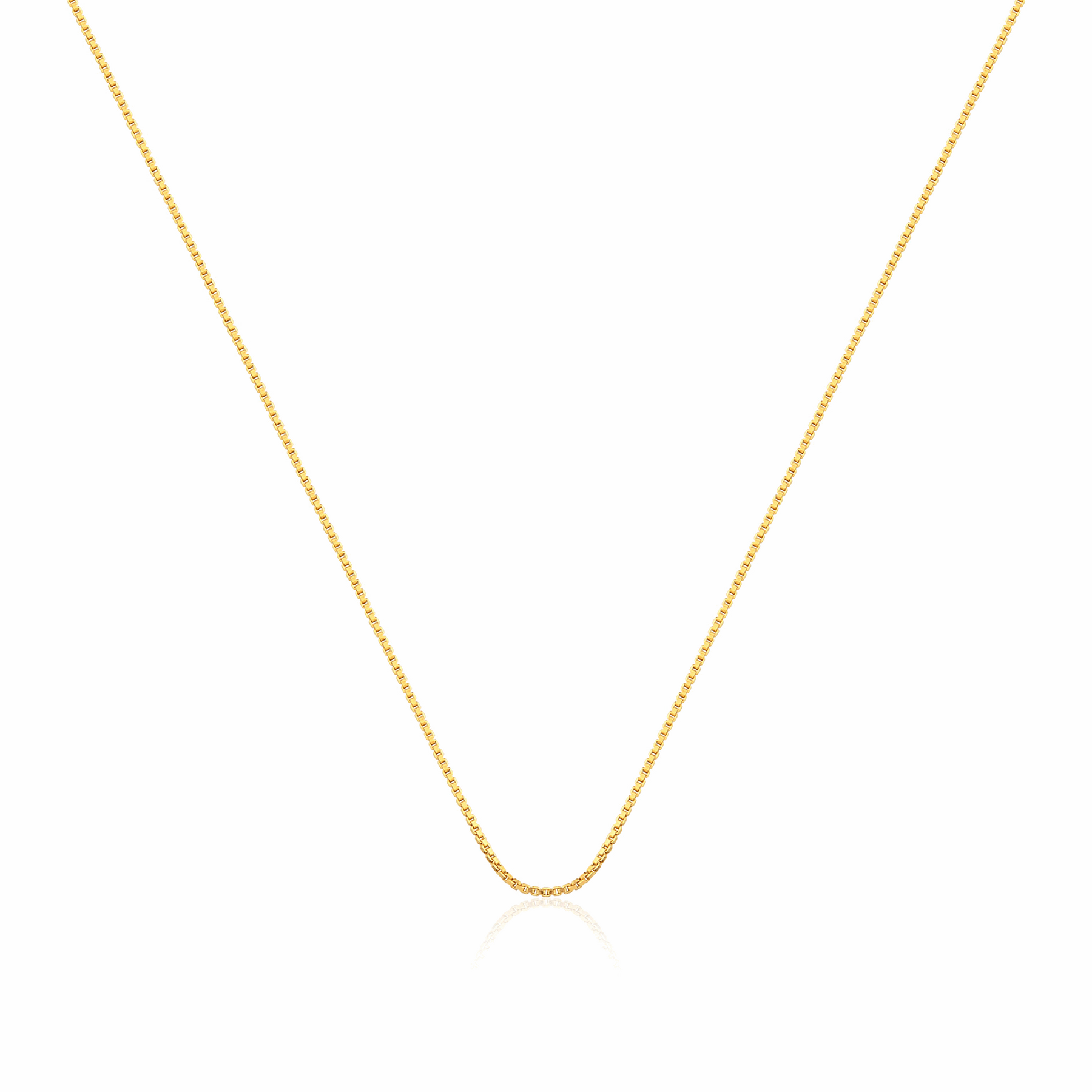 COLAR PINGENTE DUPLO NOSSA SENHORA BANHADO EM OURO 18K - GARGSI39